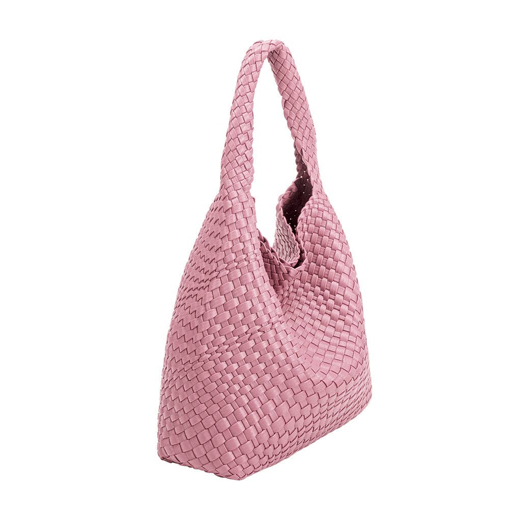 Johanna Orchid Recycled Vegan Leather Shoulder Bag