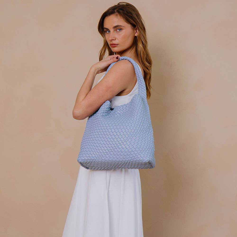 Johanna Orchid Recycled Vegan Leather Shoulder Bag
