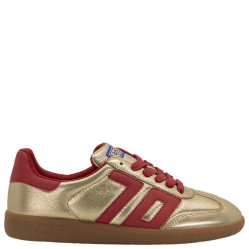 Back 70 Cloud Nm Sneaker in Gold Red