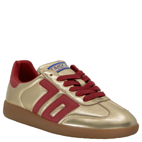 Back 70 Cloud Nm Sneaker in Gold Red