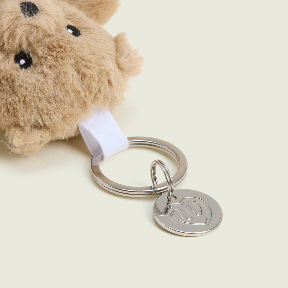Warmies: Brown Curly Bear Keyring