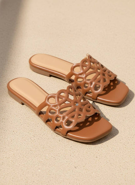 Geo Strap Sandals