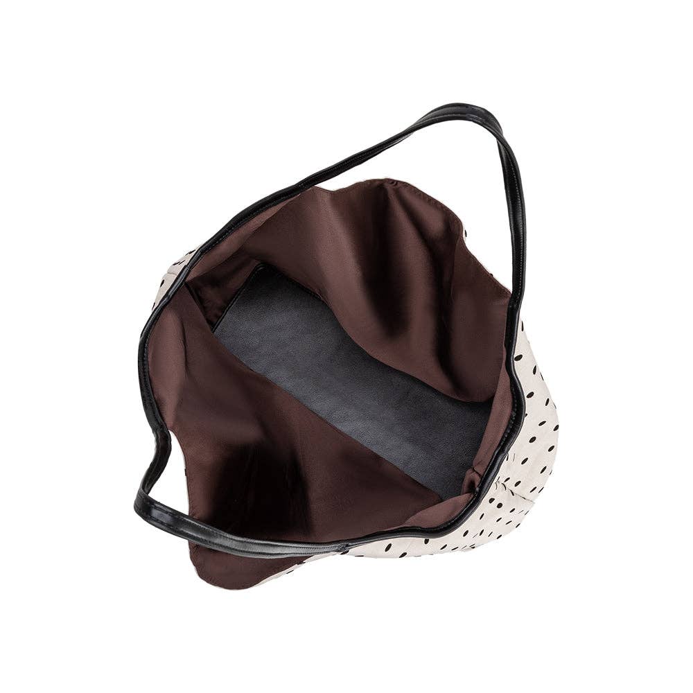 Cathy Ivory Polka Dot Tote Bag