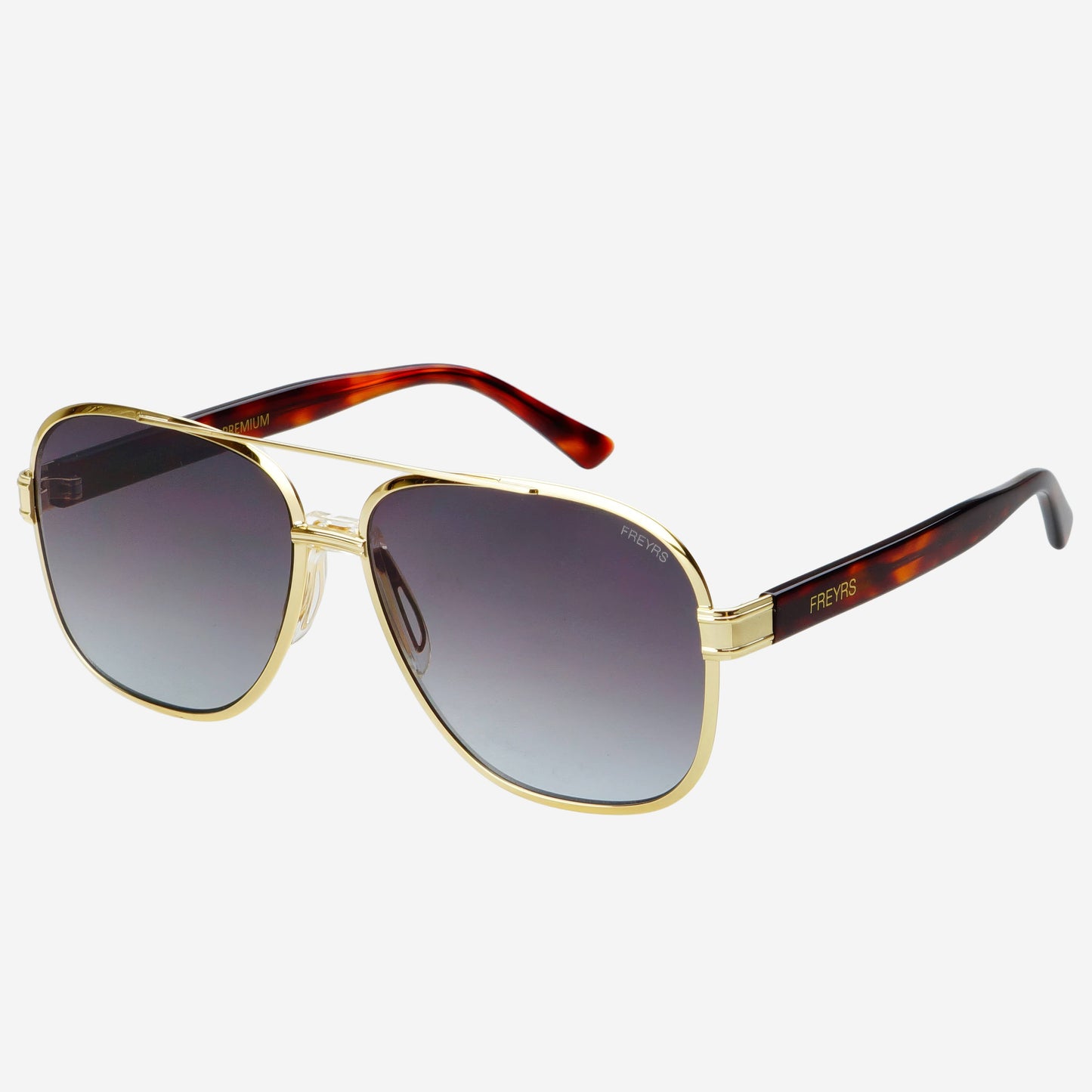 Carter Aviator Sunglasses: Gray