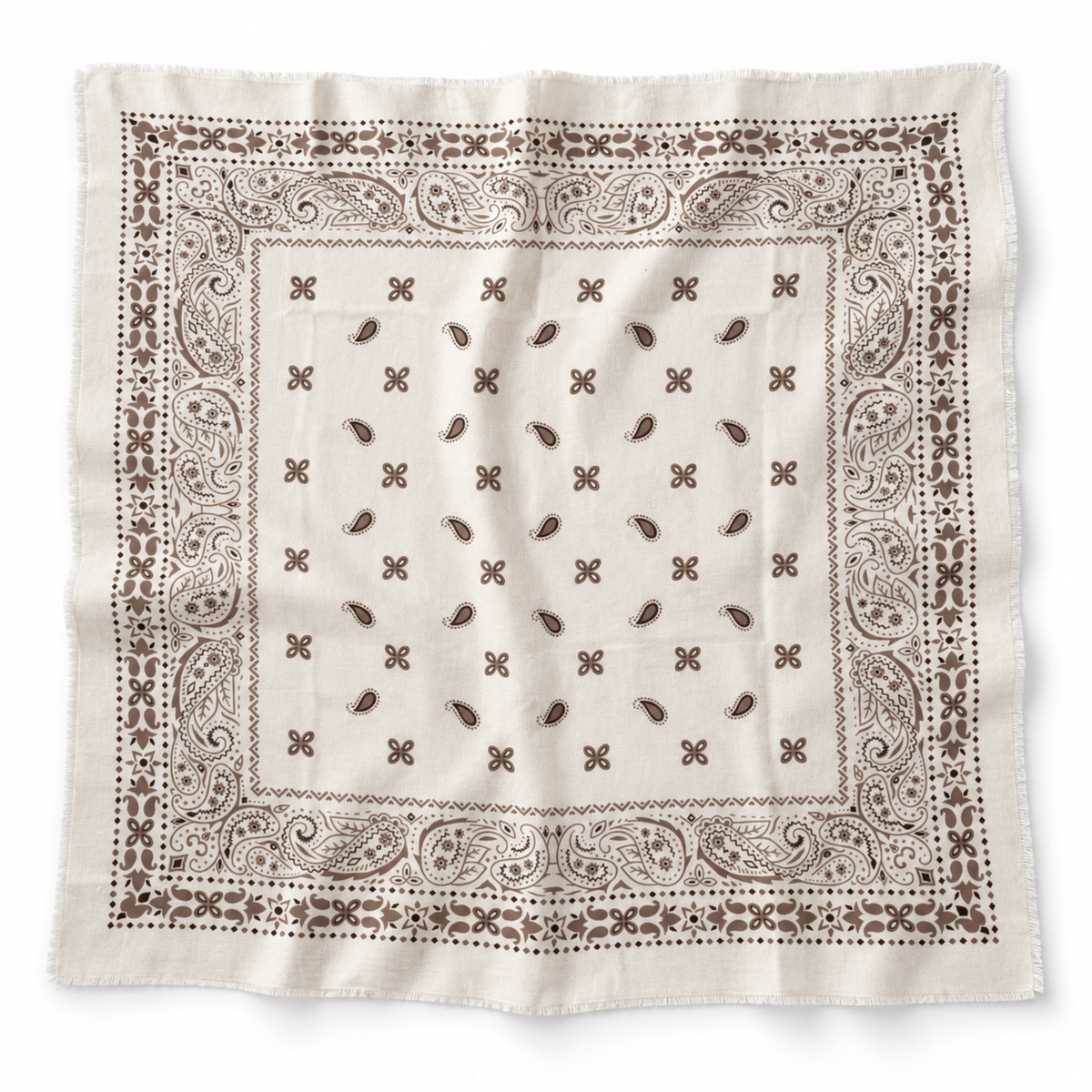 Brushed Bandana Oversized Square Scarf