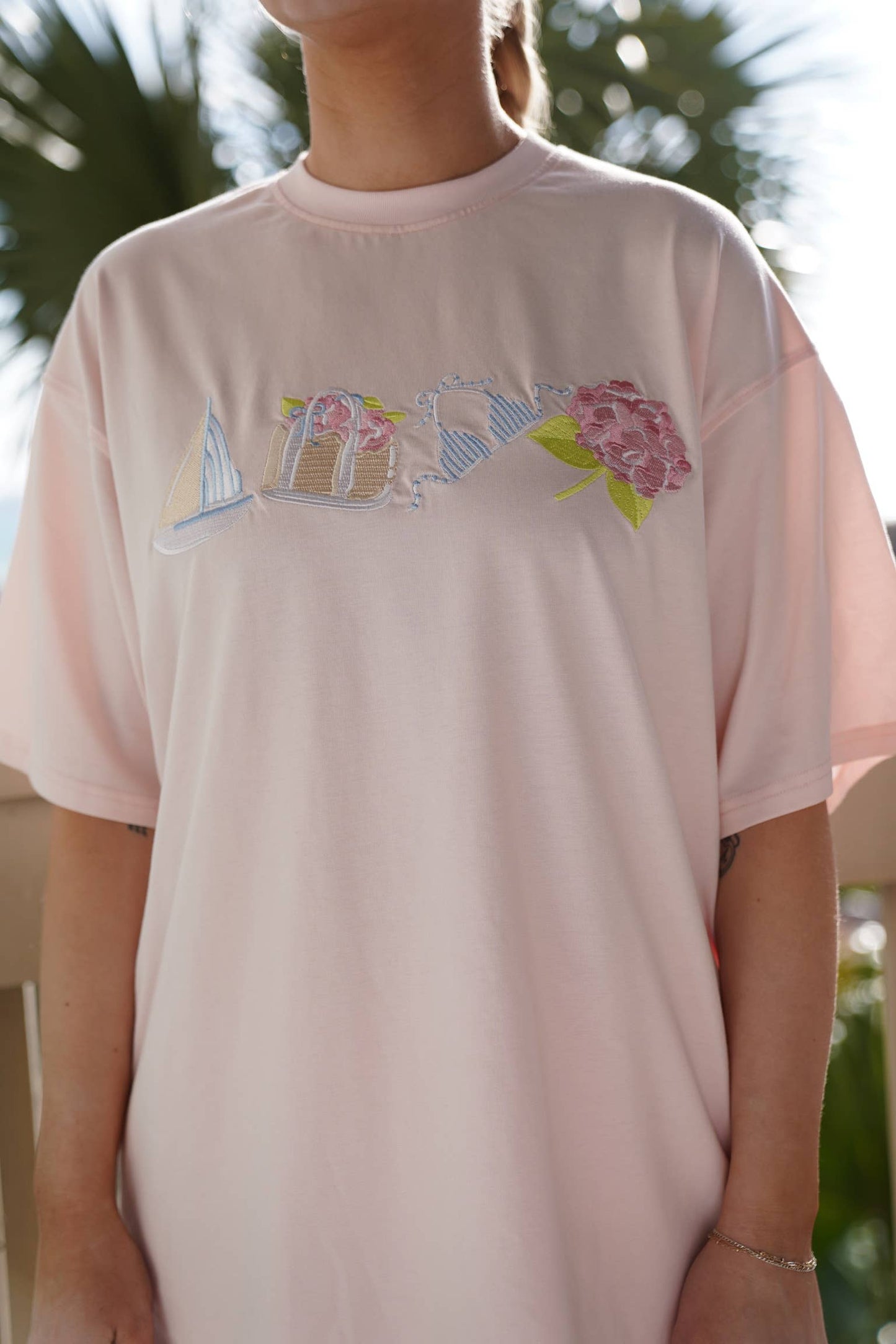 Summer Icon Embroidered Tee