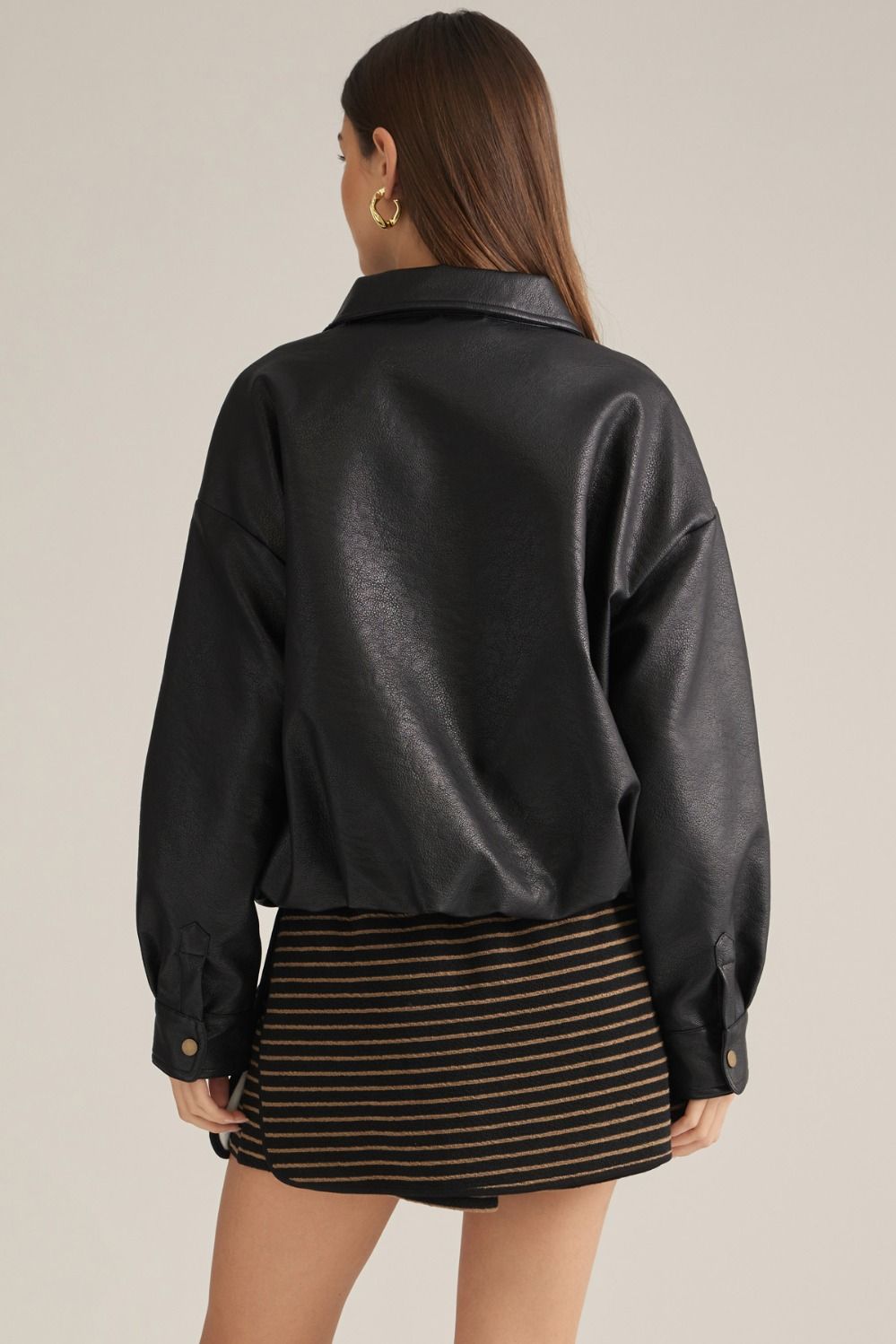 Jenna Faux Leather Jacket