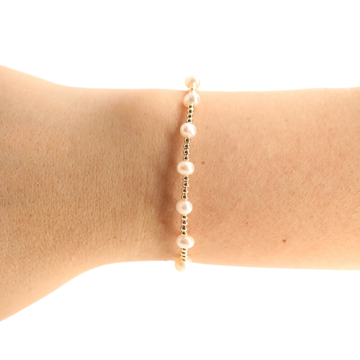 Beaded Blondes: Lolo Pearl Bracelet