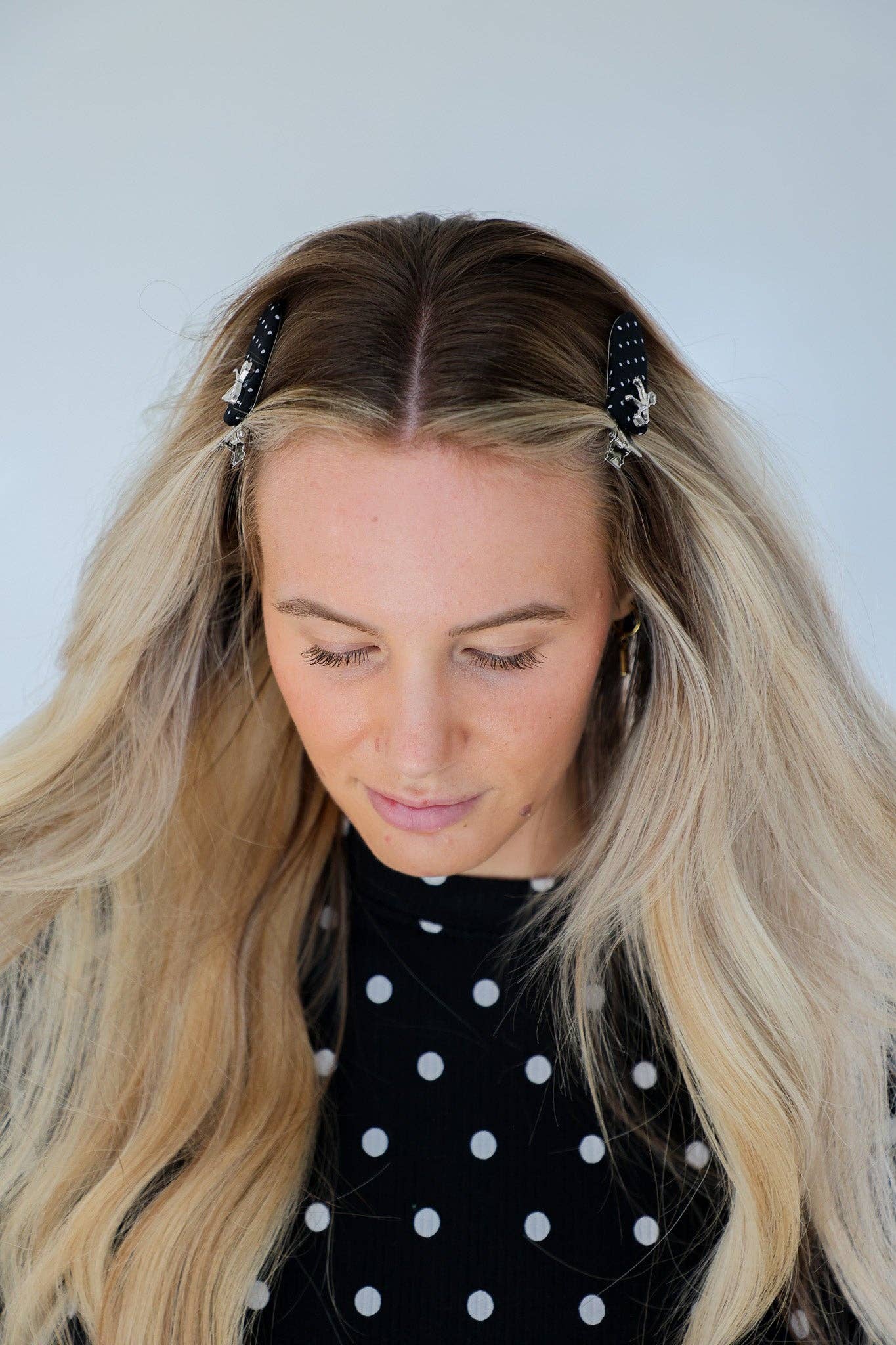 POLKA DOT GRWM CLIP (PACK OF 2)