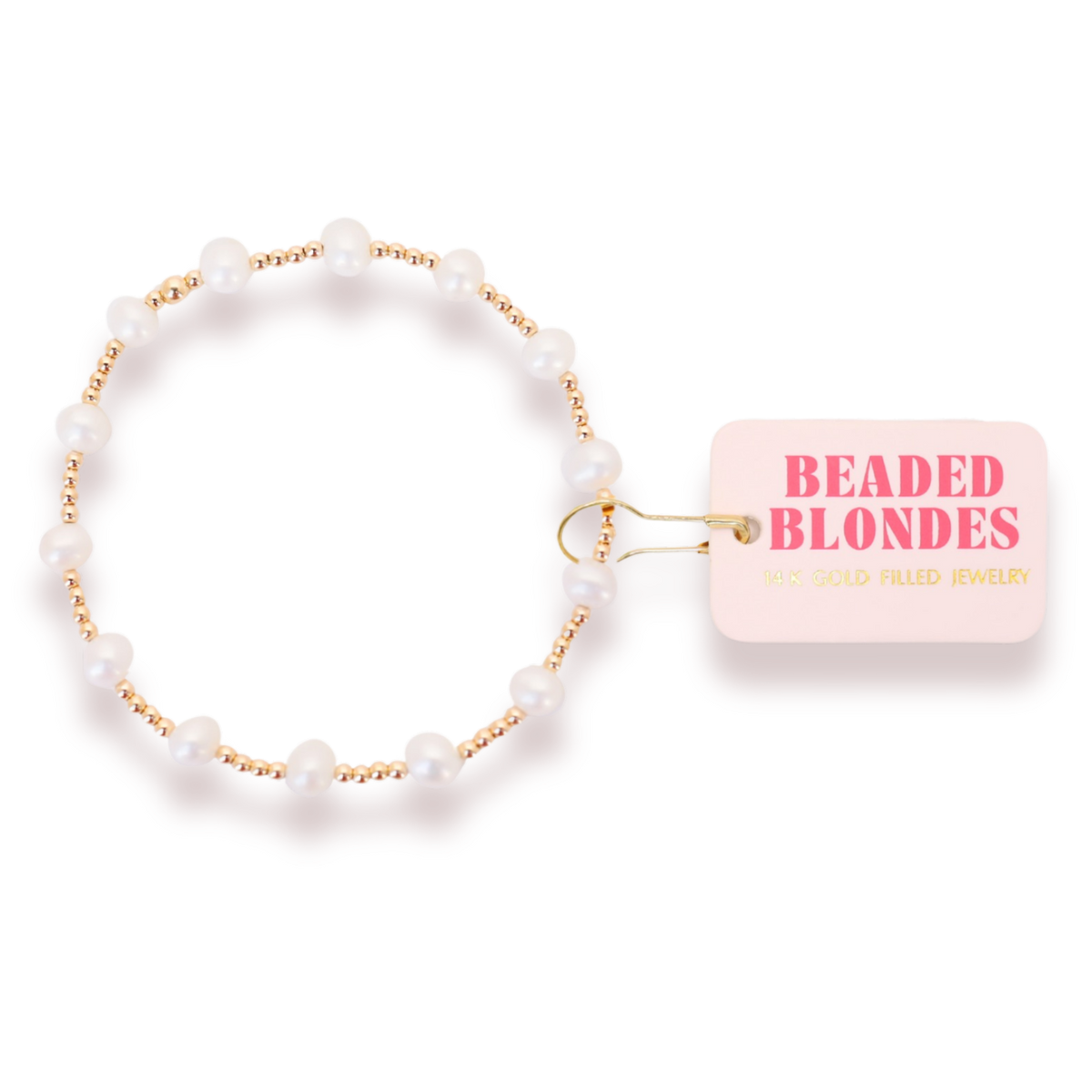 Beaded Blondes: Lolo Pearl Bracelet