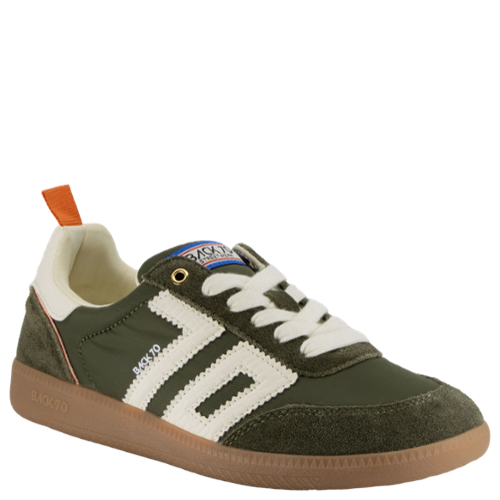 Back 70 Ghost N Sneaker in Olive Orange Milk