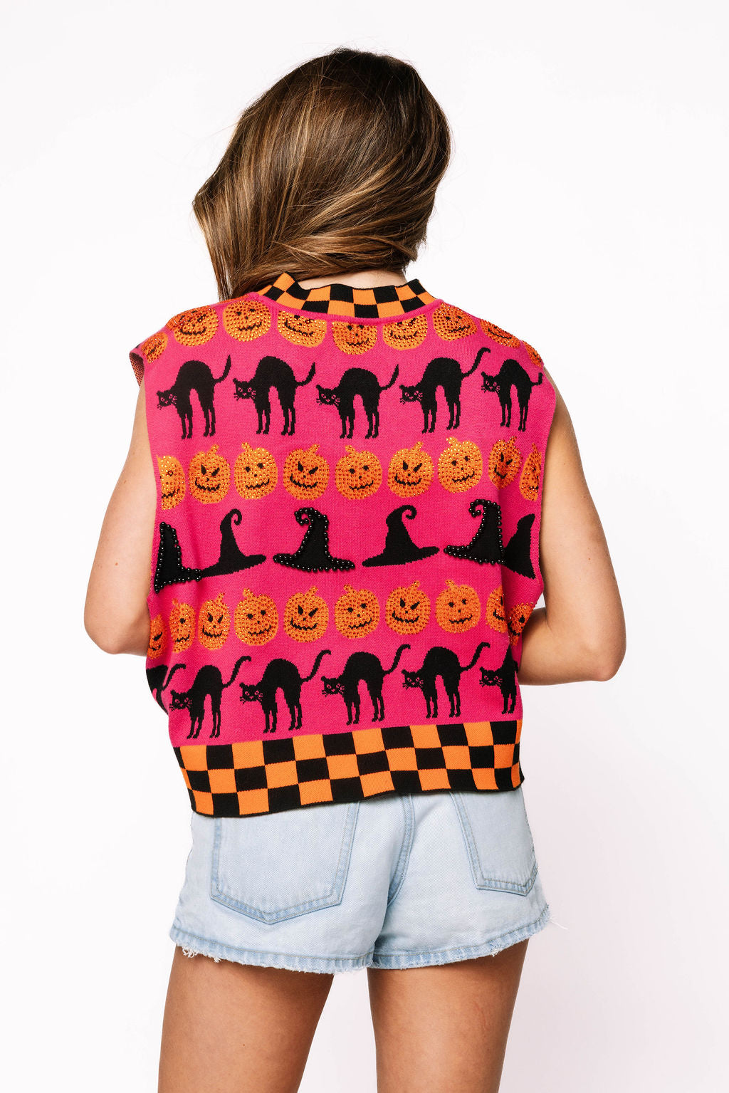 QOS Checker Trim Halloween Icon Tank