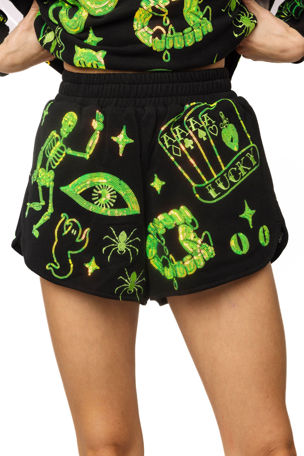 QOS Halloween Icon Shorts