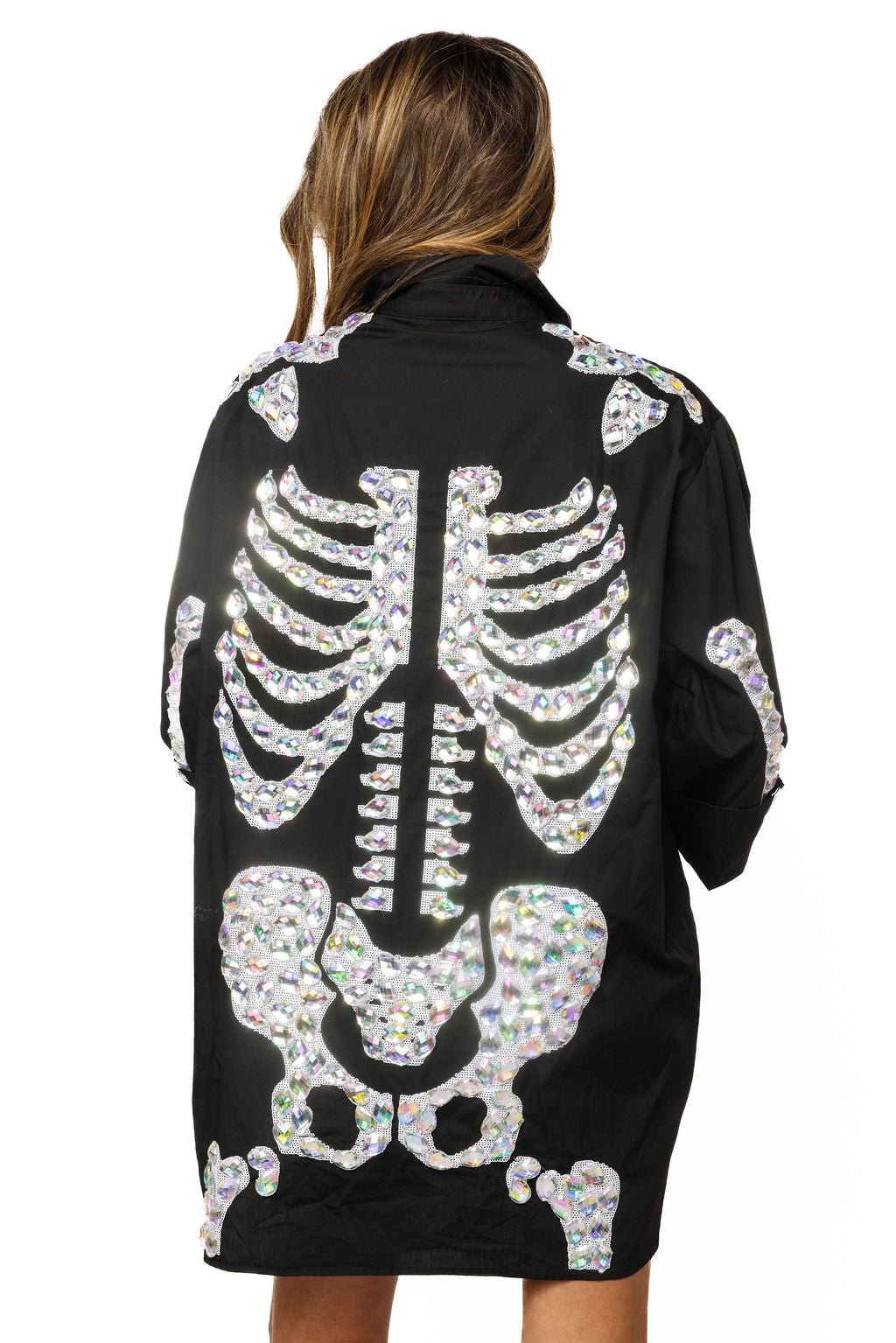QOS Jeweled Skeleton Tunic