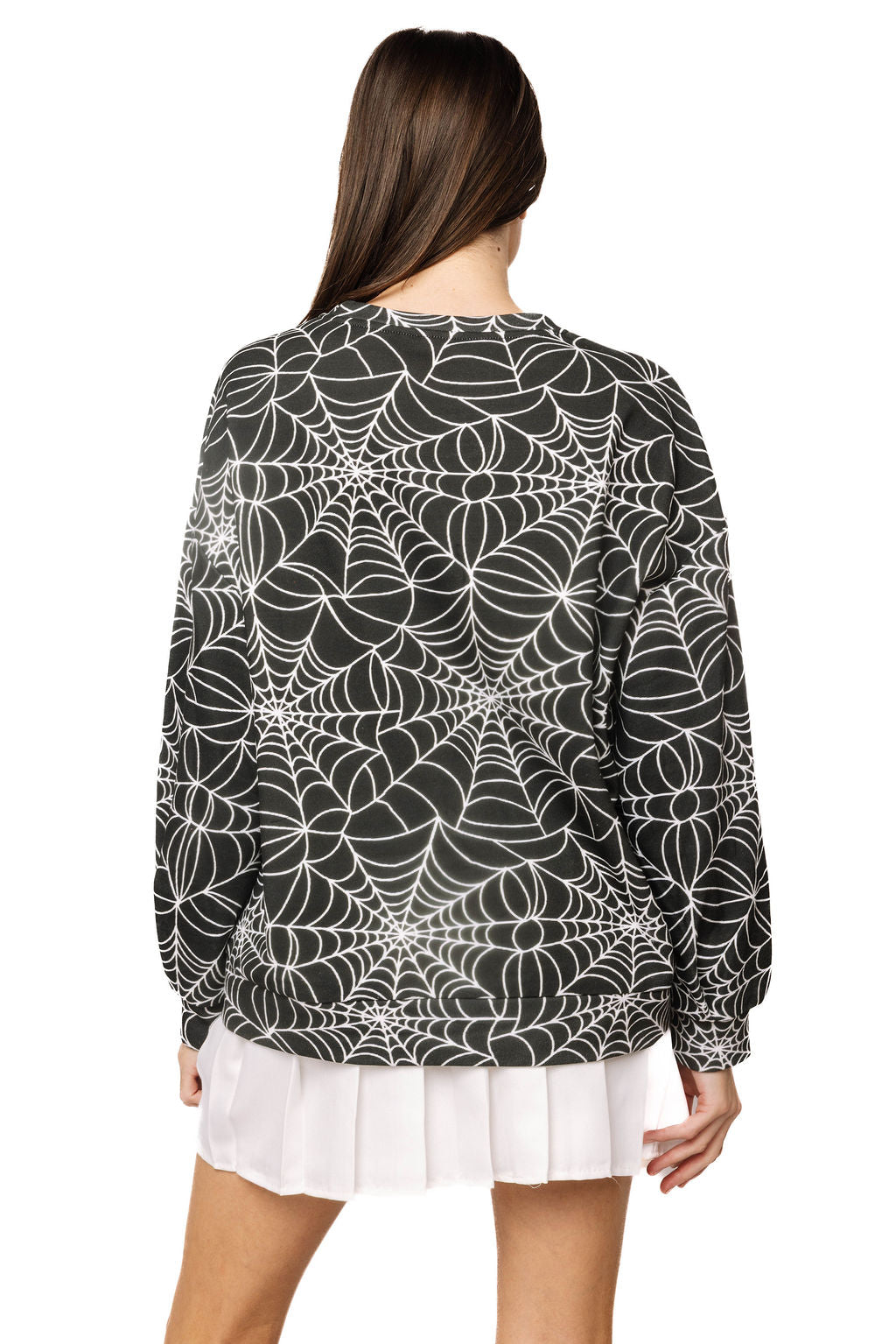QOS Spider Web "SPOOKY" Sweatshirt