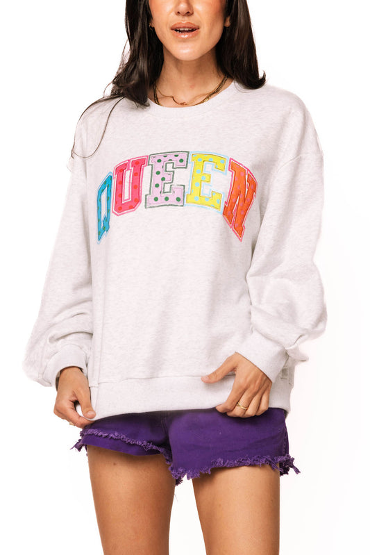 QOS Polka Dot QUEEN Sweatshirt