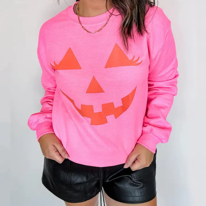 Pumpkin Face Crewneck